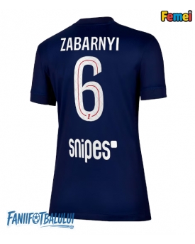 Paris Saint-Germain Illia Zabarnyi #6 Tricou Fotbal Replică 2025-26 Femei Acasa